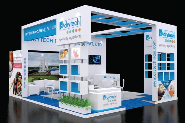 Creative exhibition stand design and 3D visualization for trade shows